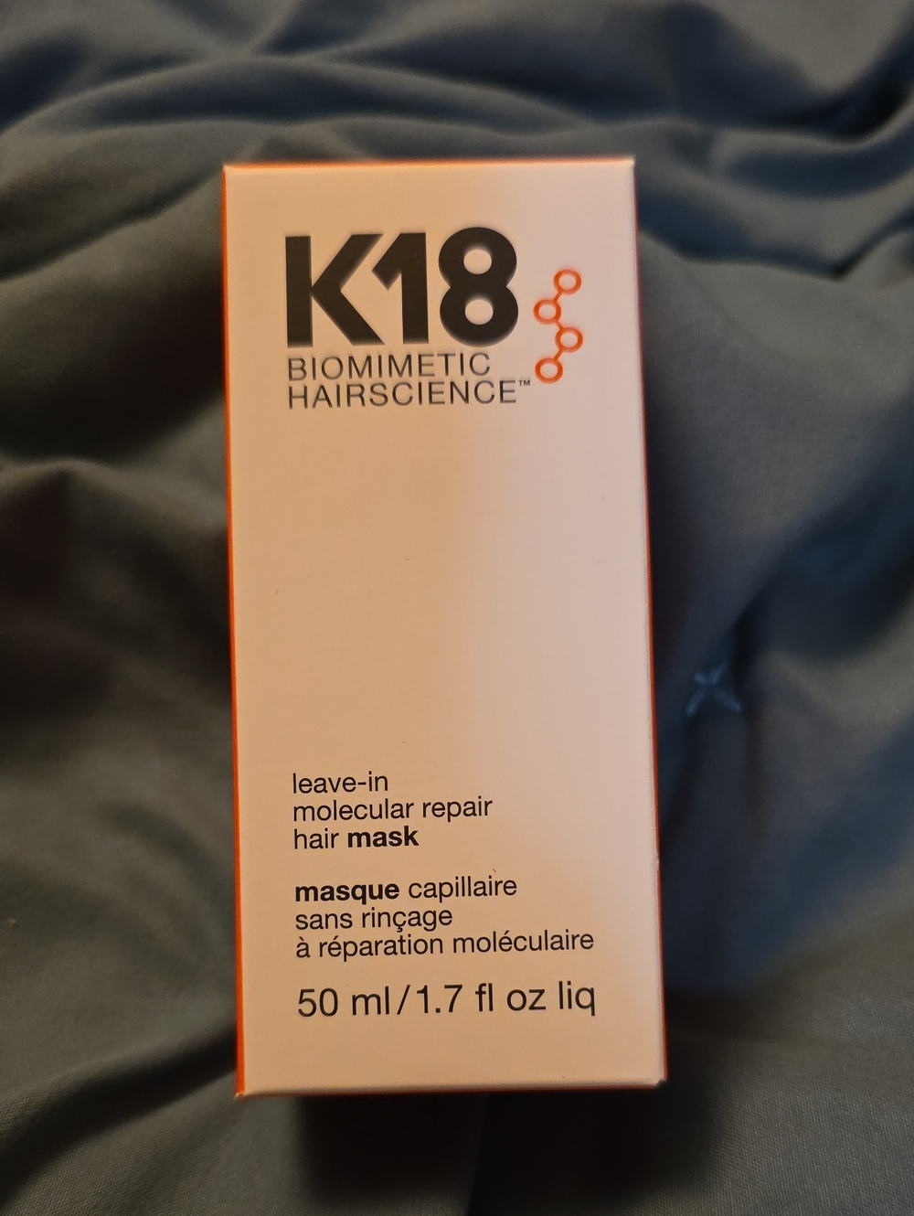 K18 Leave-In Molecular Repair Hair Mask - Peach/Orange
